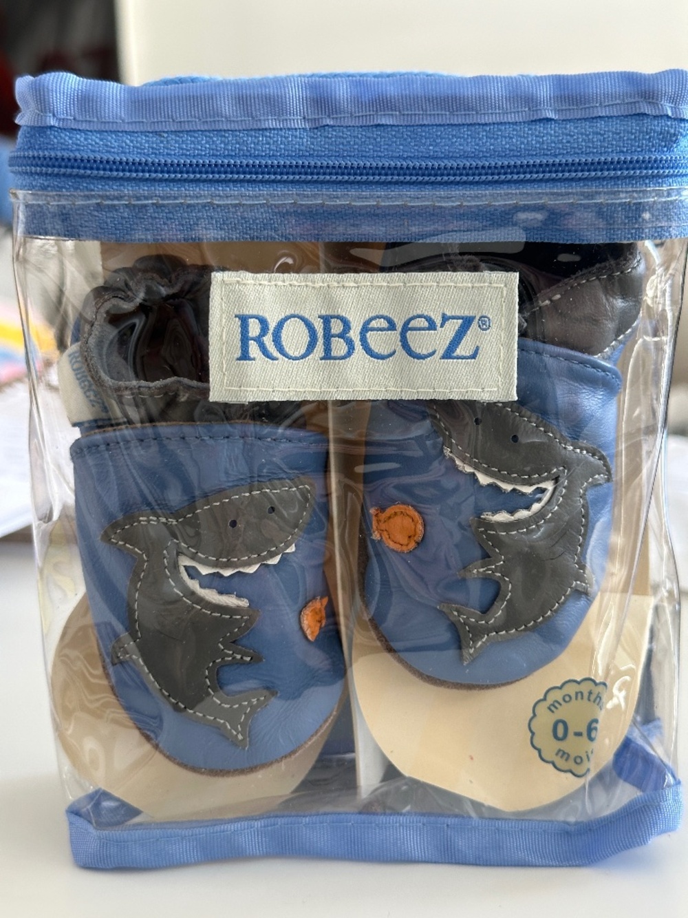 ROBEEZ great white shark soft 0-6mo